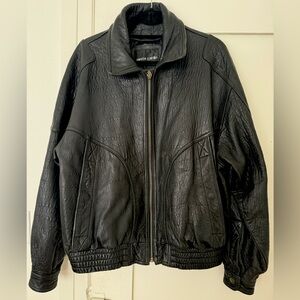 Vintage Pierre Cardin Tumbled Leather Bomber